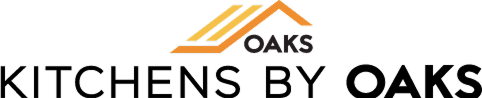 Kitchens By Oaks company logo, kitchen design brand